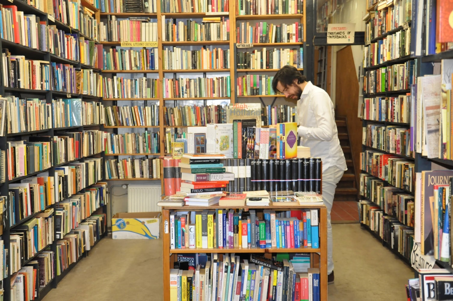 Biggest bookstore in Amsterdam and Europe